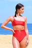 SUZU Bikini Top HAZEL One Shoulder Bikini Top - Cosmo