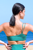 SUZU Bikini Top HAZEL One Shoulder Bikini Top - Meditation