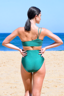 SUZU Bikini Top HAZEL One Shoulder Bikini Top - Meditation