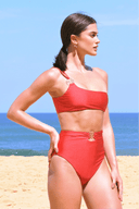 SUZU Bikini Bottoms HAZEL High-Waisted Bikini Bottoms - Cosmo