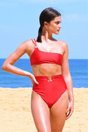 SUZU Bikini Bottoms HAZEL High-Waisted Bikini Bottoms - Cosmo