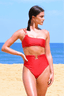 SUZU Bikini Bottoms HAZEL High-Waisted Bikini Bottoms - Cosmo