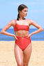 SUZU Bikini Bottoms HAZEL High-Waisted Bikini Bottoms - Cosmo
