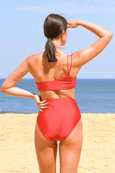 SUZU Bikini Bottoms HAZEL High-Waisted Bikini Bottoms - Cosmo
