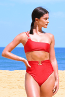 SUZU Bikini Top HAZEL One Shoulder Bikini Top - Cosmo