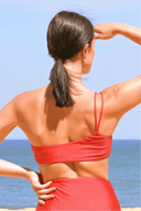 SUZU Bikini Top HAZEL One Shoulder Bikini Top - Cosmo