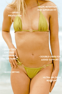 SUZU Bikini Top VESA Triangle Bikini Top - Pascolo