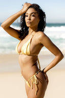 SUZU Bikini Top VESA Triangle Bikini Top - Plumage