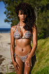VESA Triangle Bikini Top - SUZU Signature Print